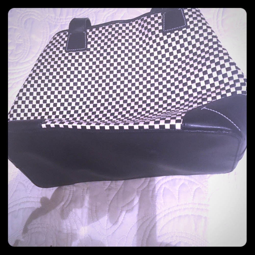 Alfredo Picchi checkered purse